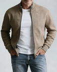 Sofina Textured Jacket | Stand-Collar, Zip-Up Design 7