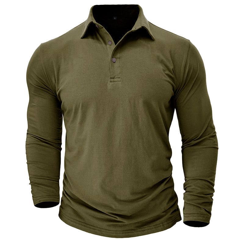 Talon Long Sleeve Polo Shirt | Breathable Stretch Fabric, Tailored Fit 2
