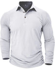 Talon Long Sleeve Polo Shirt | Breathable Stretch Fabric, Tailored Fit 9