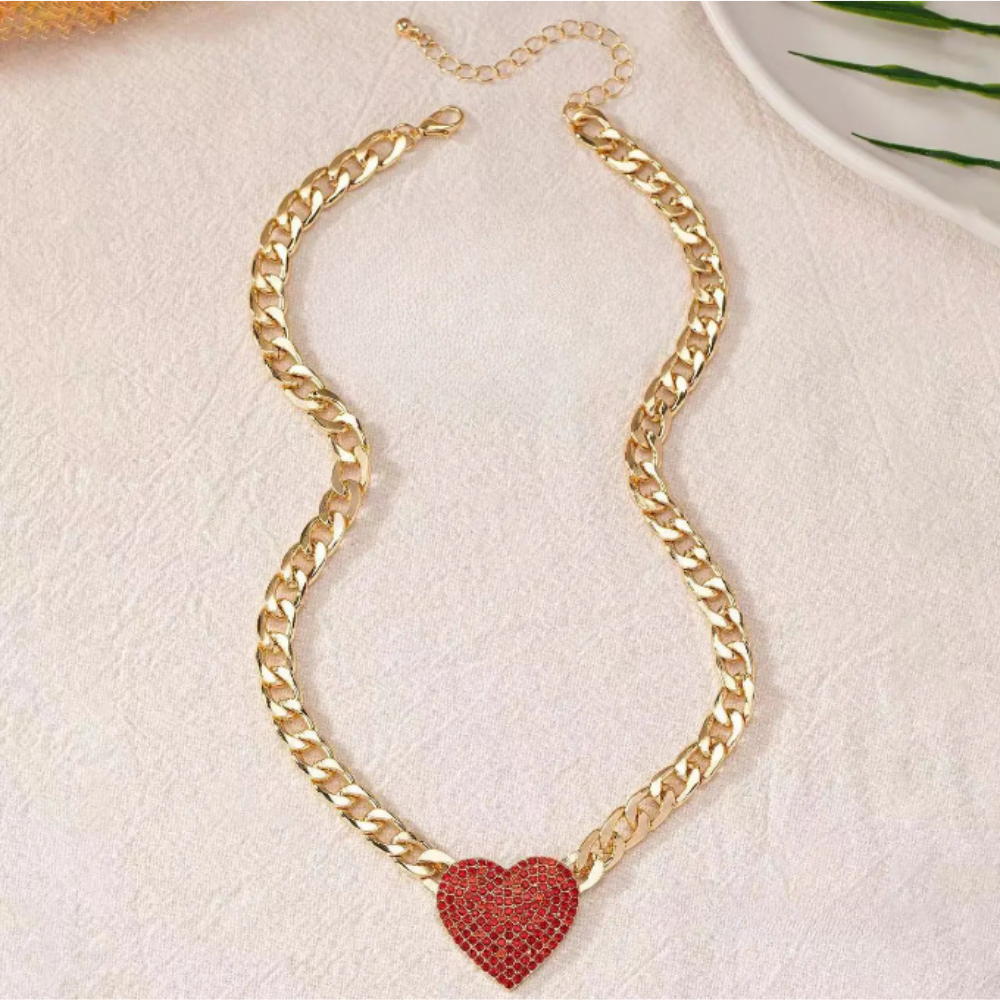 Heartfelt Elegance Necklace &amp; Bracelet Set