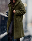 Long Winter Coat with Hood for Women
