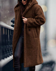 Long Winter Coat with Hood for Women