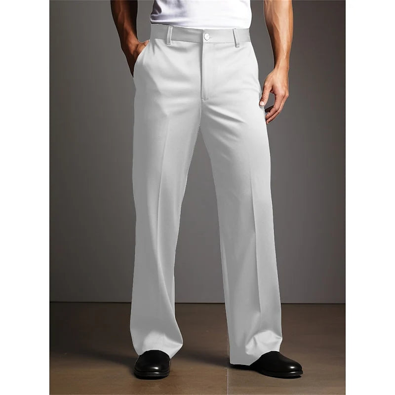 Warren Trousers | Tailored Straight-Leg, Button Front 1