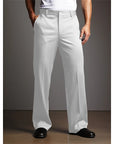 Warren Trousers | Tailored Straight-Leg, Button Front 1