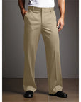 Warren Trousers | Tailored Straight-Leg, Button Front 3