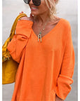 Wisteria Women's Sweater | Relaxed Fit V-Neck, Lightweight Knit 2