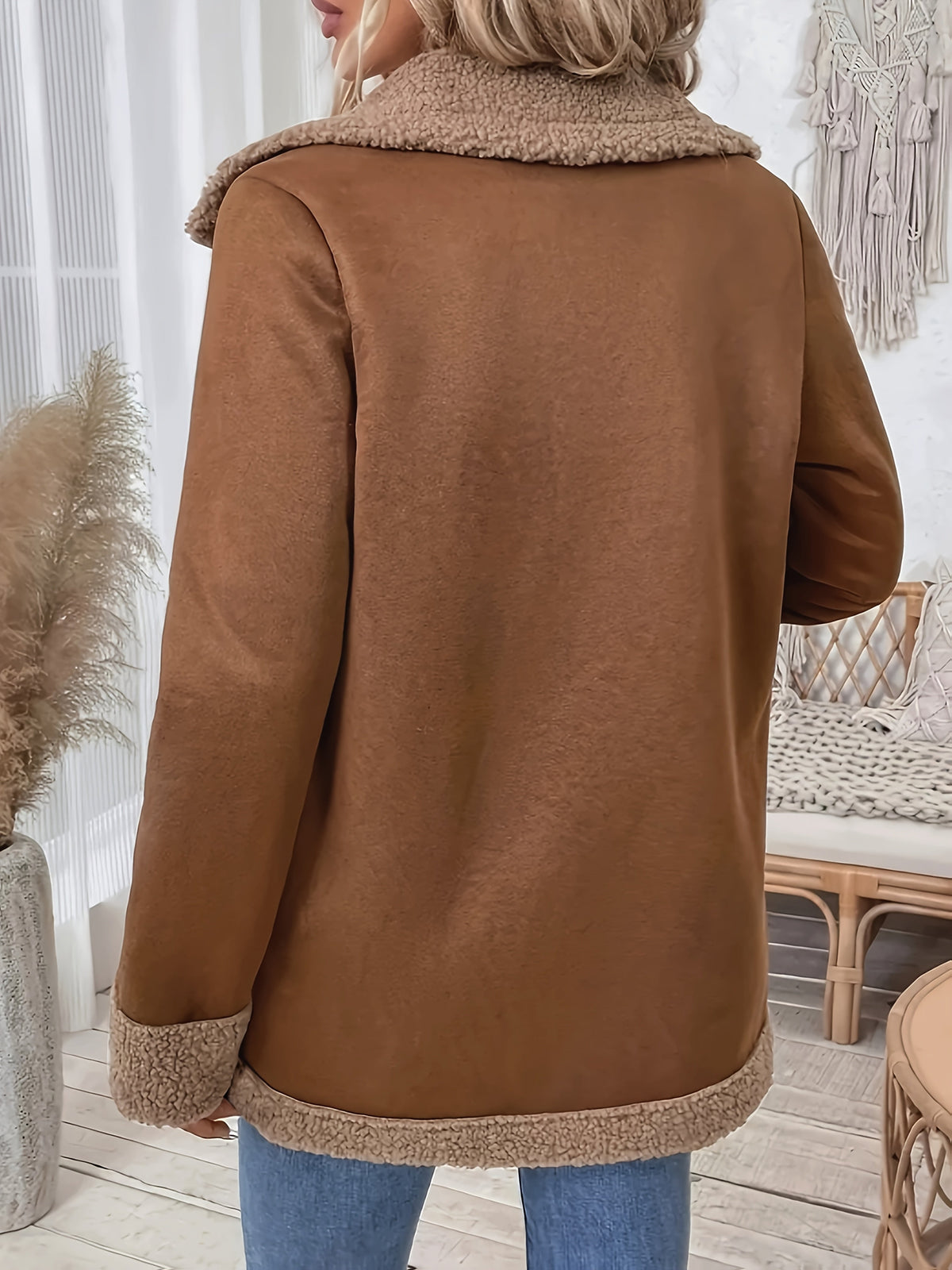 Elegant Wool Blend Jacket Women