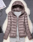 Puffer jacket with hood