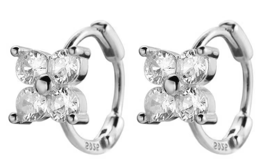 Odette Stud and Drop Earrings Set