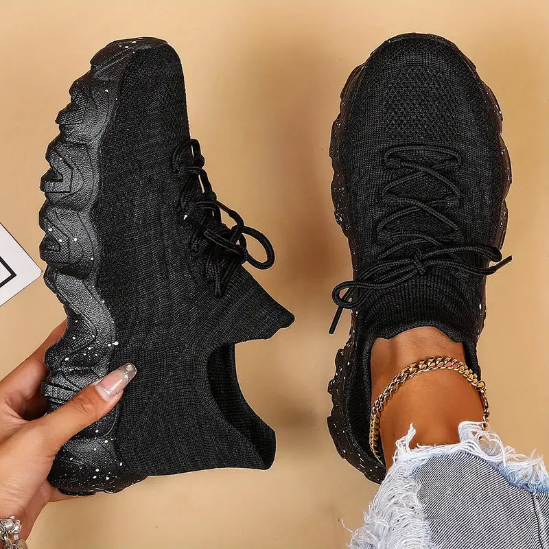 Luisa – Breathable chunky knit sneakers