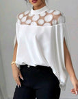 Shoulder Cutout Elegant Sleeves Top