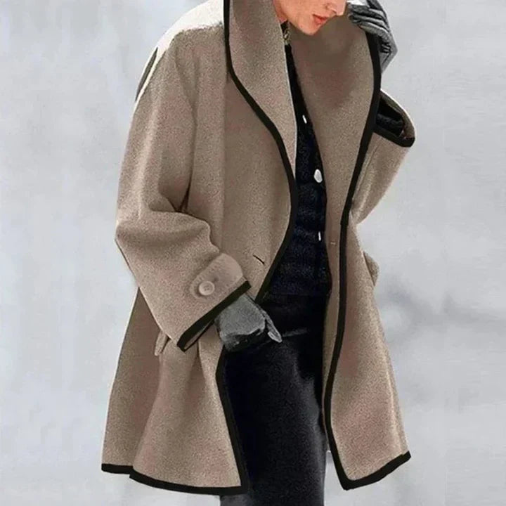 Stylish Double Breasted Wool Coat