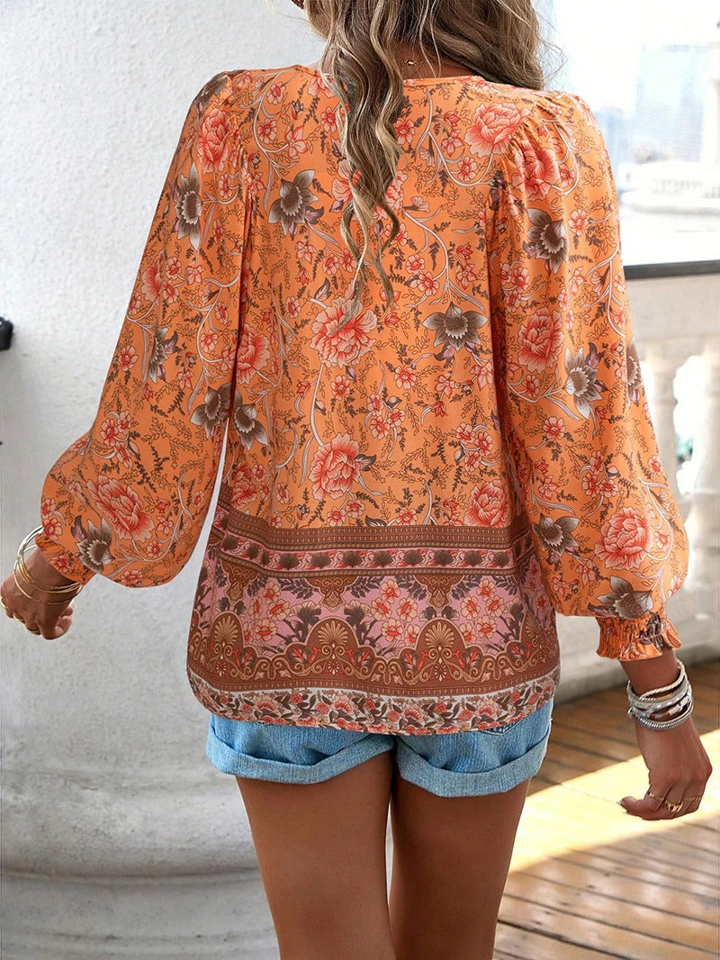 Fresh Look Floral Blouse with Casual Charm