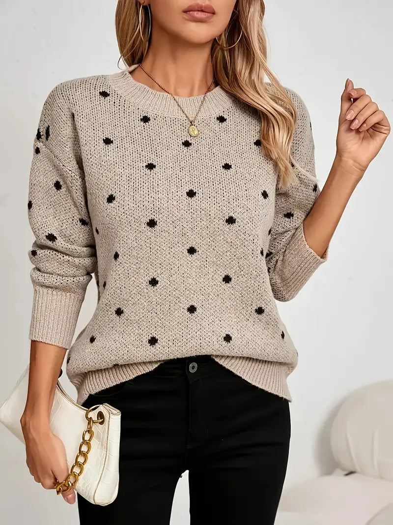 Women's Comfortable Round Neck Sweater