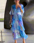 Elegant bohemian long dress