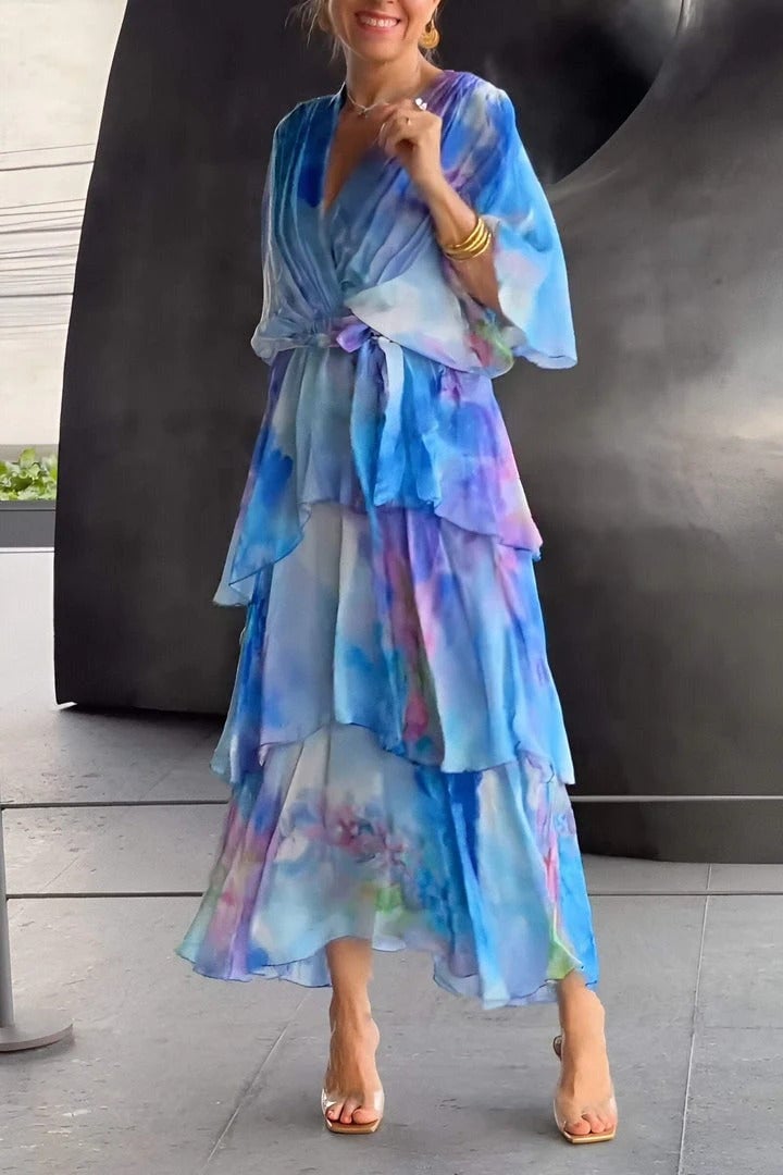 Elegant bohemian long dress
