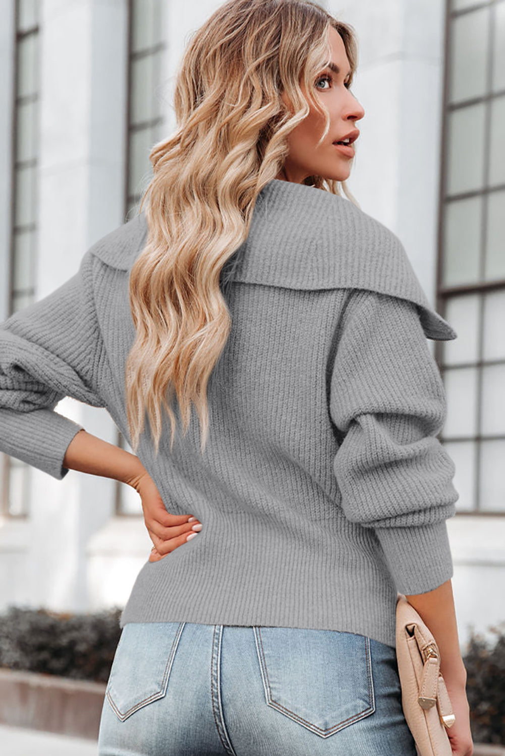 Cozy Zip Front Cardigan with Full Sleeves