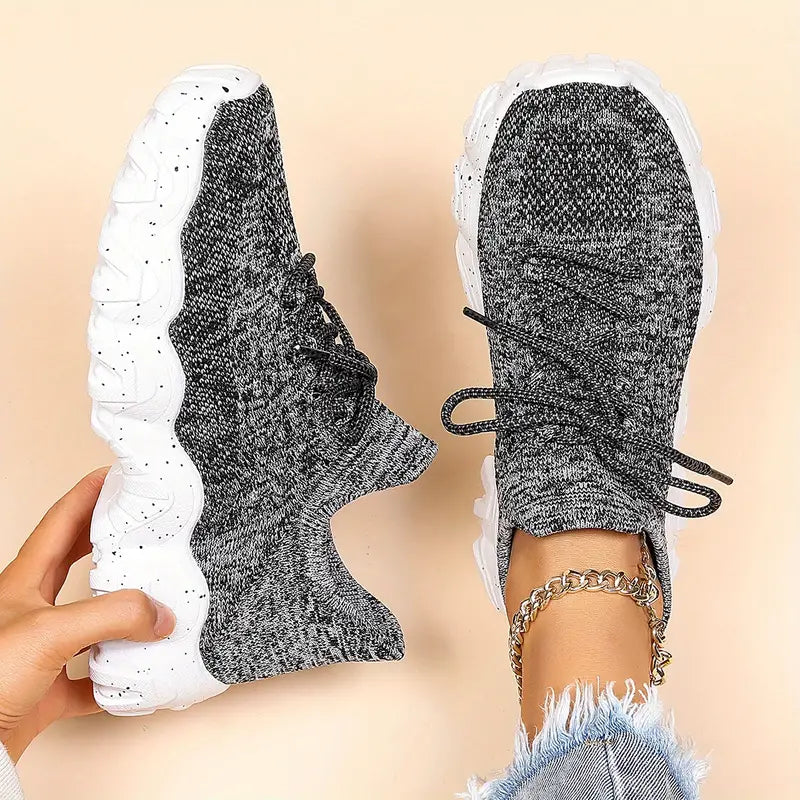 Luisa – Breathable chunky knit sneakers