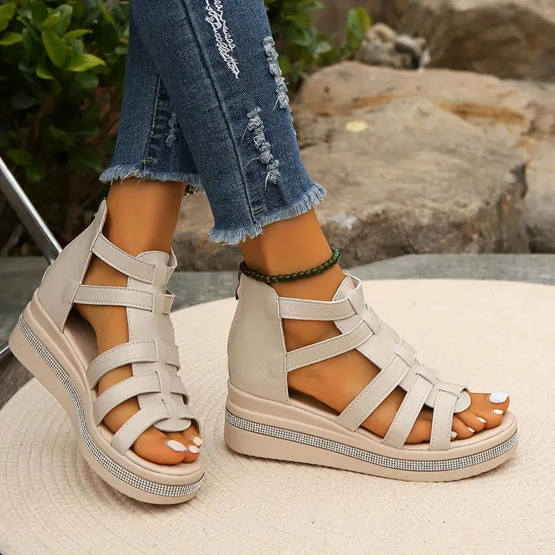 Slip-On Wedge Sandals for Women