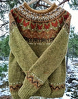 Traditional Icelandic Knit Lopapeysa Sweater