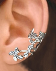 Nature-Inspired Vintage Leaf Earrings