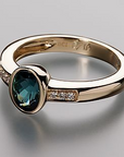 Blue Crystal Ring