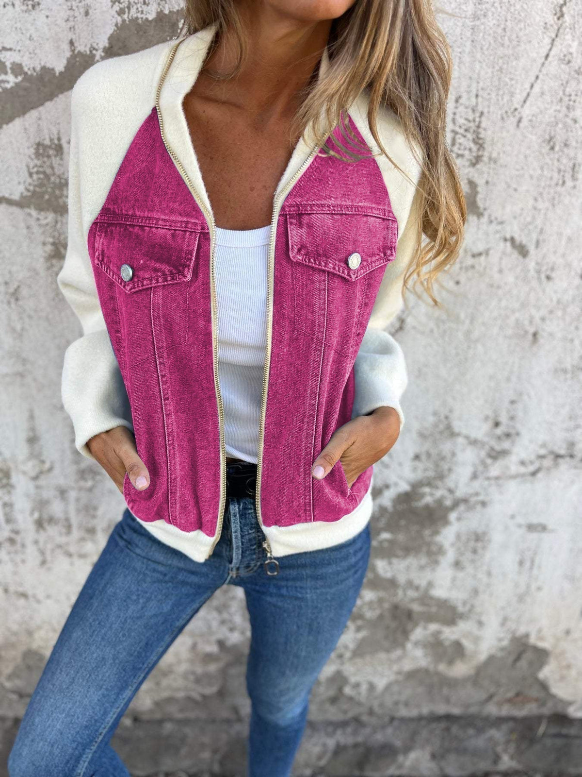 Modern Zip-Up Bomber Jacket