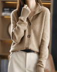 Luxurious Cashmere Knit Cardigan