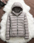 Puffer jacket with hood