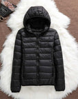 Puffer jacket with hood