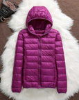 Puffer jacket with hood