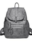 Soft Leather Backpack with Lightweight Feel