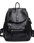 Soft Leather Backpack with Lightweight Feel