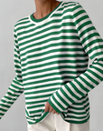 Striped Sweatshirt for Women