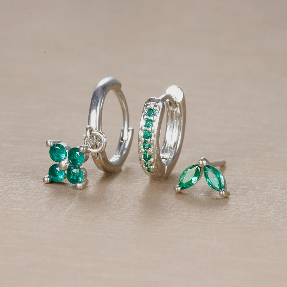 Chic Sophia Earring Set with Classic Shine