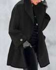 Stylish Double Breasted Wool Coat